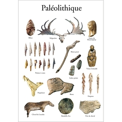 Carte postale "Paléolithique"