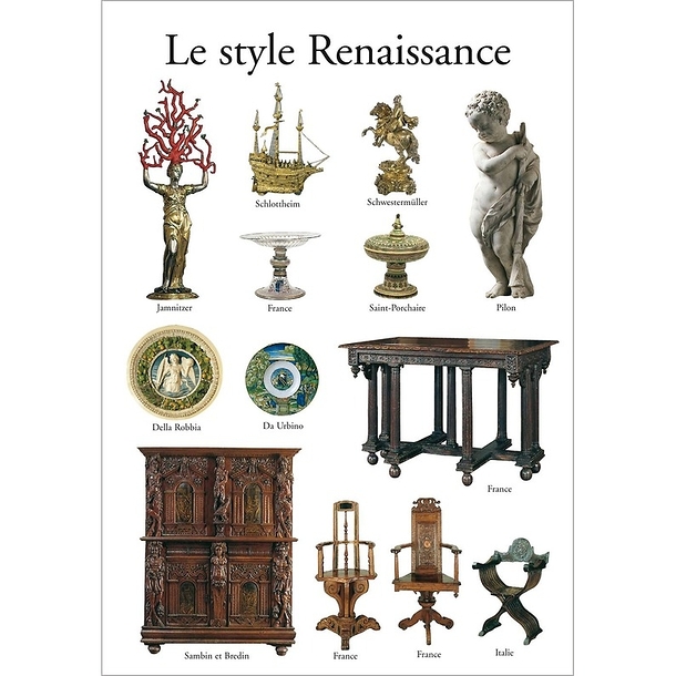 Carte postale "Le style Renaissance"