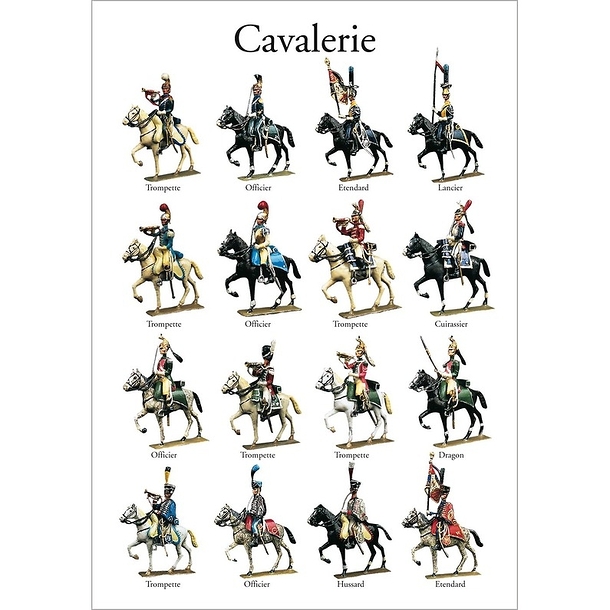 Postcard Napoleon Cavalry Unit