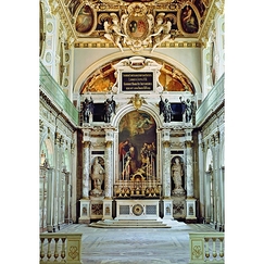 Postcard Palace  of Fontainebleau - Chapel of the Trinity