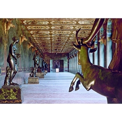 Postcard Palace of Fontainebleau - Hall of Deers