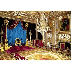 Postcard Palace of Fontainebleau - The Throne Room