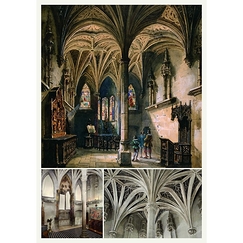 Postcard Chapel of the Hôtel de Cluny (detail)