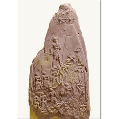 Carte postale "Stèle de victoire de Naram-Sin, roi d'Akkad"