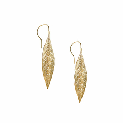 Earrings Laurel leaf