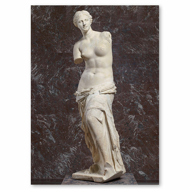 Aphrodite, known as the "Venus de Milo" Poster - 50 x 70 cm