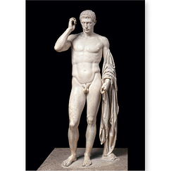Postcard "Statue of Marcellus as Hermes Logios"