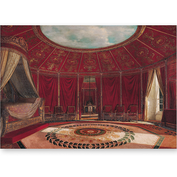 Carte postale "Vue de la chambre d'apparat de l'impératrice Joséphine à Malmaison"