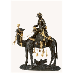 Postcard Bonaparte on a camel