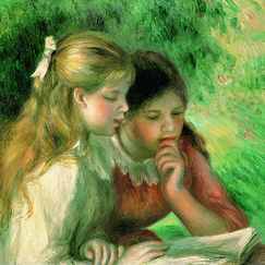 Postcard Renoir - The Reading 