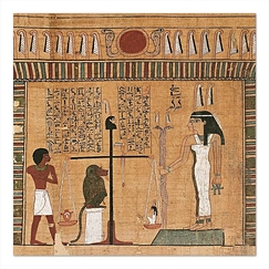 Postcard Detail of the Book of Deceased (Weighing of the Soul)