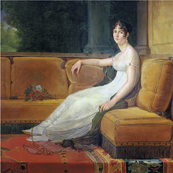 Square postcard "Portrait de Joséphine"