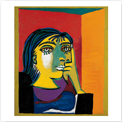Postcard Picasso - Portrait of Dora Maar