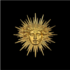 Carte postale carrée "Apollon ou Soleil"