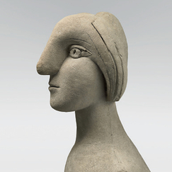 Postcard Picasso - Bust of a Woman 