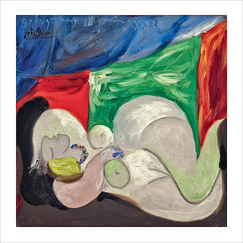 Carte Postale Picasso - Femme Nue Couchée Au Collier