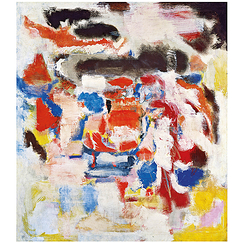 Square postcard "Rothko - Untitled"