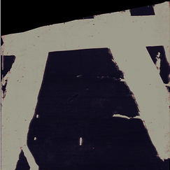 Postcard Soulages - Tar on Glass, 1948