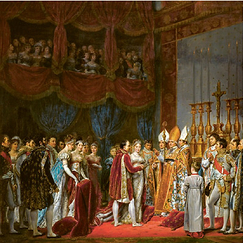 Carte postale carrée Rouget - Mariage de Napoléon Ier et de Marie-Louise