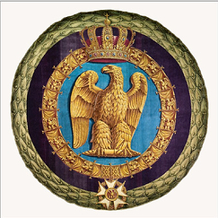 Carte postale carrée Médaillon du tapis de la salle du trône