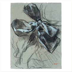 Postcard Degas - Ribbon Bow