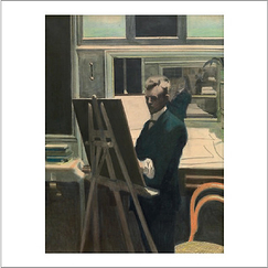 Postcard Spilliaert - Self-portrait with Easel