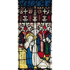 Postcard Stained Glass - Virgin of the Annunciation