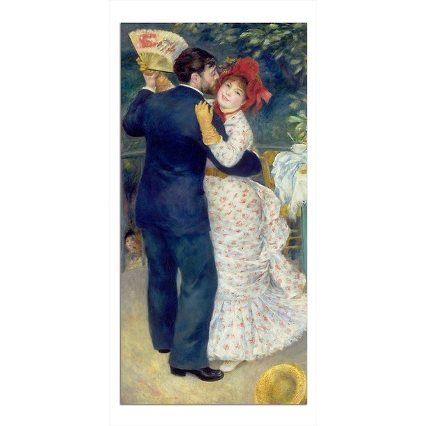 Postcard Renoir - Dance in the Country (detail)