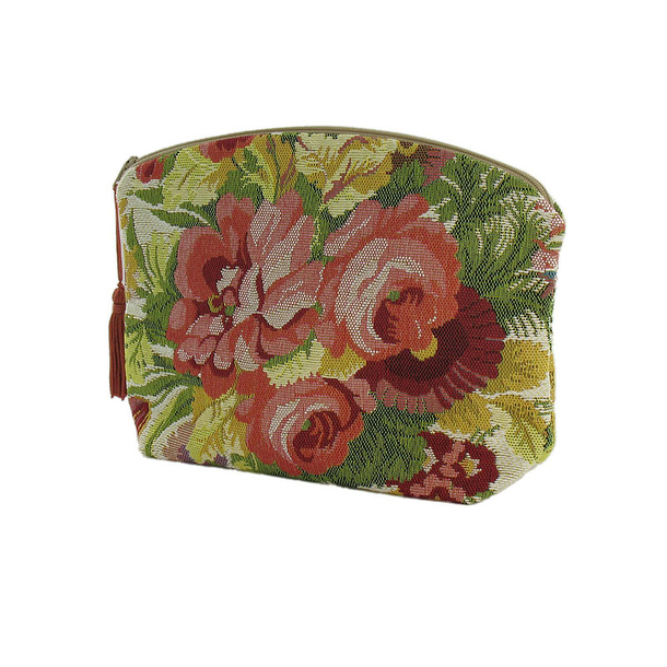 Bouquet Tapestry Cosmectic Bag