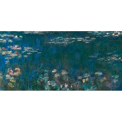 Postcard Monet - The Water Lilies: Green Reflections (detail)