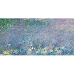 Postcard Monet - The Water Lilies: Morning (detail)