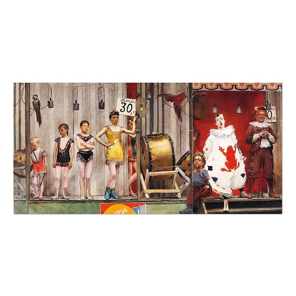 Postcard Pelez - The Acrobats (detail)