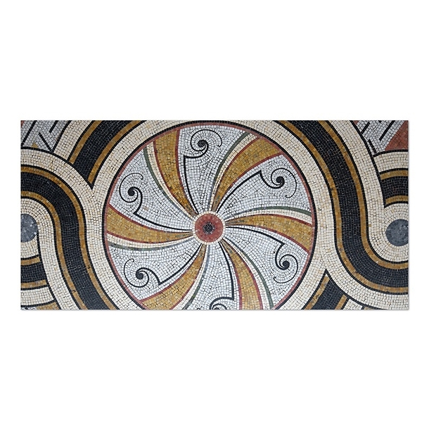 Postcard Petit Palais - Mosaic Pavement in the Peristyle (detail)