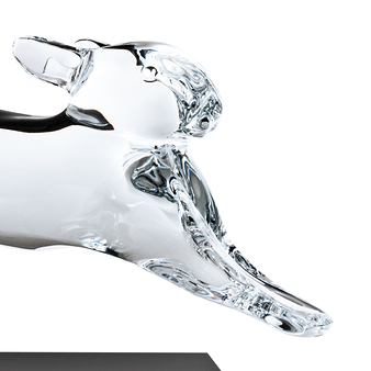Lapin courant de François Pompon en cristal