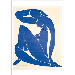 Postcard Matisse - Blue Nude II