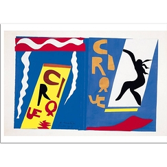 Carte postale grand format "Le cirque"