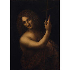 Postcard da Vinci - Portrait of John the Baptist