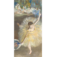 Carte postale panoramique "Fin d'arabesque - Degas"