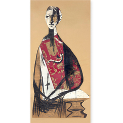 Postcard Picasso - Portrait of a Woman