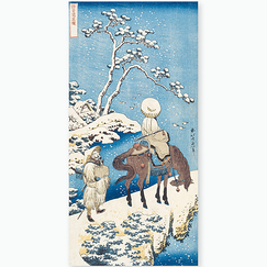 Postcard Hokusai - Chinese Poet Su Dongpo