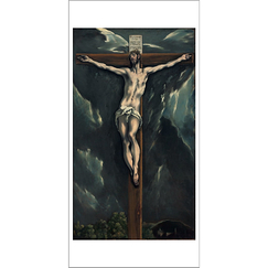El Greco Panoramic Postcard - Christ on the Cross