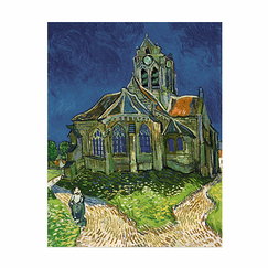 Reproduction Vincent van Gogh - Church in Auvers-sur-Oise, 1890
