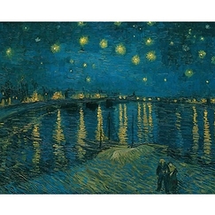 Print van Gogh - The Starry Night