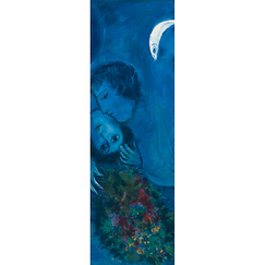 Bookmark "Blue landscape Chagall"