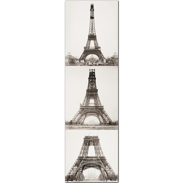 Marque Page "Tour Eiffel en construction"