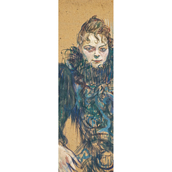Bookmark "Toulouse Lautrec - Woman with black boa"