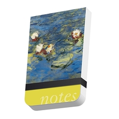 Pocket notebook 6 x 9,5 cm "Matin, détail bleu (détail)"