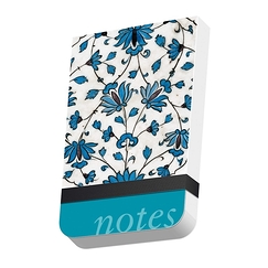 Pocket notebook 6 x 9,5 cm "Plat à décor de fleurs stylisées (détail)"