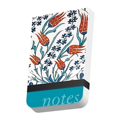 Pocket notebook 6 x 9,5 cm "Plat aux trois tulipes et jacynthes (détail)"