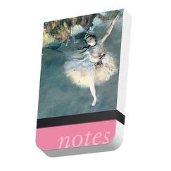 Pocket notebook 6 x 9,5 cm "L'étoile ou la danseuse sur scène (détail)"